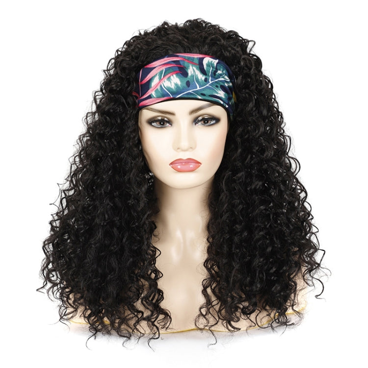 Hairband Wig Headgear Volume Chemical Fiber Wig Headgear, Black Hair Band 1B#O, Stars And Stripes Headband 1B#H, Leopard Headband 1B#G, Flower Hair Band 1B#C, 1B#XC, 4#XK, 27#XB, 33#XG, 613#O, 613#A, 613#G, 613#XC Flower Hair Band 1B#C