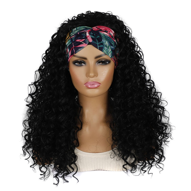 Hairband Wig Headgear Volume Chemical Fiber Wig Headgear, Black Hair Band 1B#O, Stars And Stripes Headband 1B#H, Leopard Headband 1B#G, Flower Hair Band 1B#C, 1B#XC, 4#XK, 27#XB, 33#XG, 613#O, 613#A, 613#G, 613#XC 1B#XC