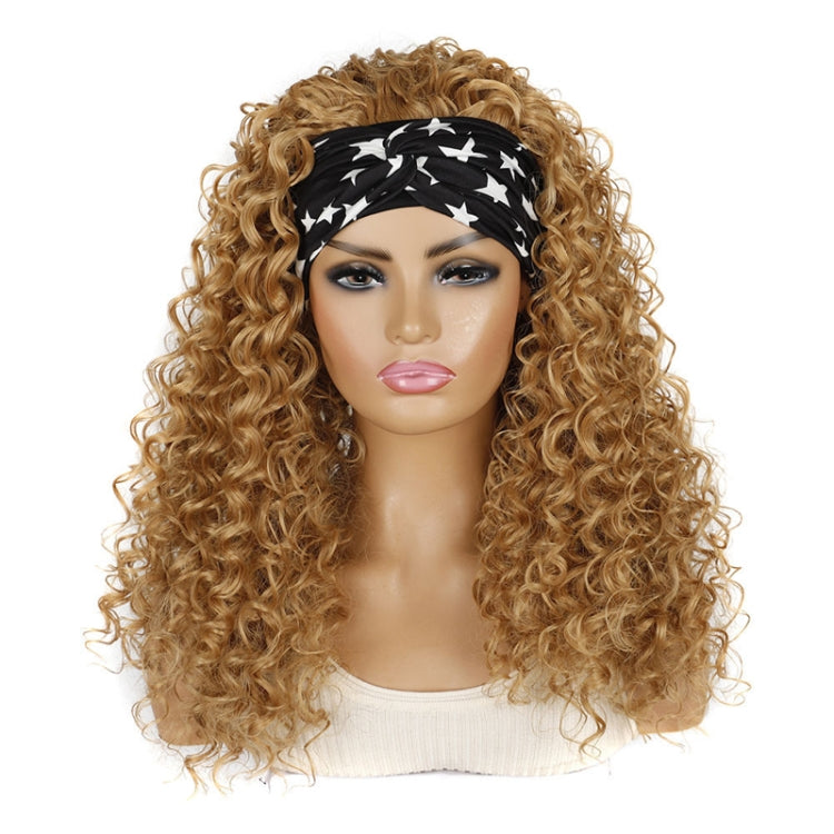 Hairband Wig Headgear Volume Chemical Fiber Wig Headgear, Black Hair Band 1B#O, Stars And Stripes Headband 1B#H, Leopard Headband 1B#G, Flower Hair Band 1B#C, 1B#XC, 4#XK, 27#XB, 33#XG, 613#O, 613#A, 613#G, 613#XC 27#XB