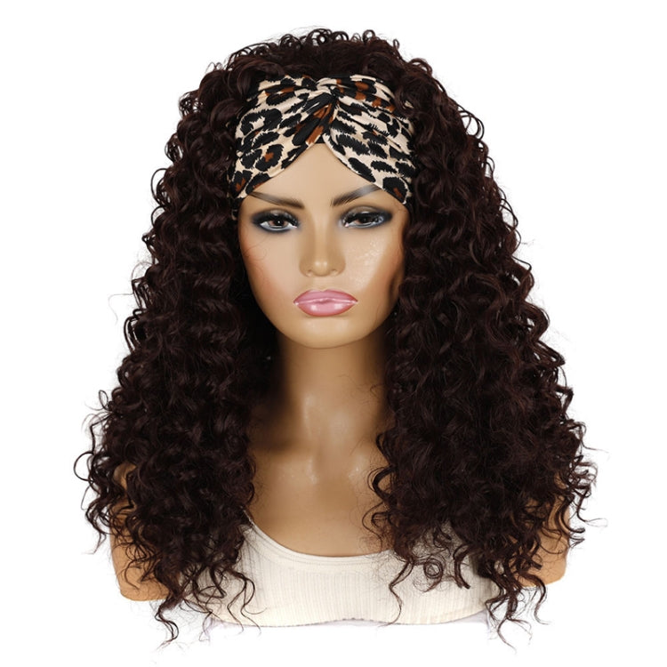 Hairband Wig Headgear Volume Chemical Fiber Wig Headgear, Black Hair Band 1B#O, Stars And Stripes Headband 1B#H, Leopard Headband 1B#G, Flower Hair Band 1B#C, 1B#XC, 4#XK, 27#XB, 33#XG, 613#O, 613#A, 613#G, 613#XC 33#XG