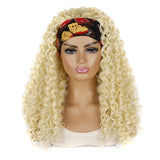 Hairband Wig Headgear Volume Chemical Fiber Wig Headgear, Black Hair Band 1B#O, Stars And Stripes Headband 1B#H, Leopard Headband 1B#G, Flower Hair Band 1B#C, 1B#XC, 4#XK, 27#XB, 33#XG, 613#O, 613#A, 613#G, 613#XC 613#A