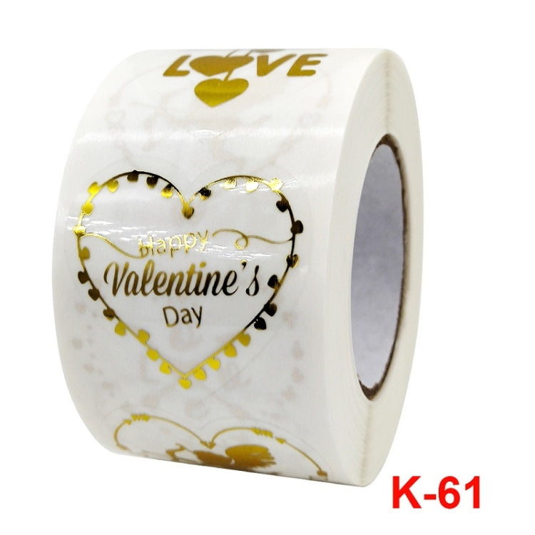 Transparent Hot Stamping Heart-shaped Sticker Thank You Gift Decoration Sticker, Thank You Gift Sticker