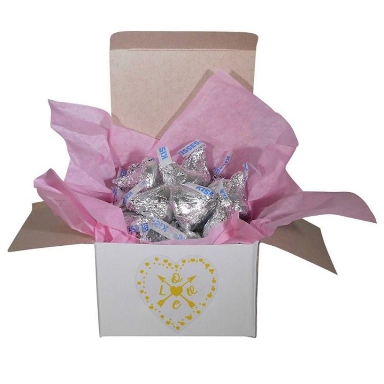 Transparent Hot Stamping Heart-shaped Sticker Thank You Gift Decoration Sticker, Thank You Gift Sticker