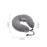 PL60 Neck Massager Cervical Spine Massage Pillow Household Inflatable U-Shaped Neck Pillow, PL60