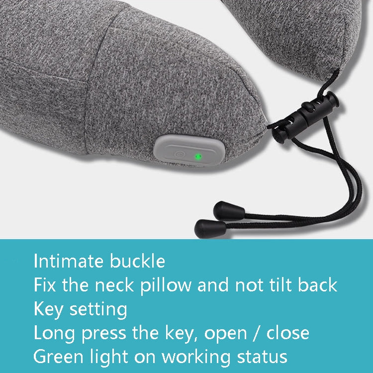 PL60 Neck Massager Cervical Spine Massage Pillow Household Inflatable U-Shaped Neck Pillow, PL60