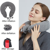 PL60 Neck Massager Cervical Spine Massage Pillow Household Inflatable U-Shaped Neck Pillow, PL60