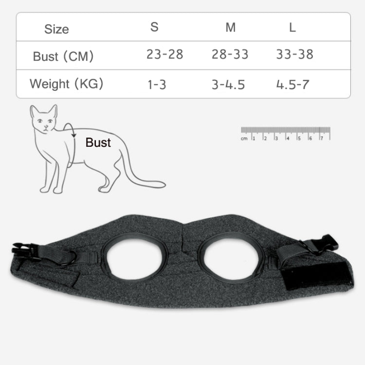 Cat Leash Pet Chest Harness Leash, S