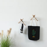 Solid Wood Hanger Wall Decoration Coat Hook, Beech Hook, Black Walnut Hook