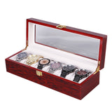 Wooden Baking Paint Watch Box Jewelry Storage Display Box, 2-bit Spray Paint, 3-bit Spray Paint, 5-bit Paint, 6-bit Paint, 10-bit Paint, 12-bit Paint, 20-bit Paint, 6+3 Double-layer Paint, 24-bit Paint, 06 Black + Rice Matte, 10-bit Black + Rice Matte ... 6-bit Paint