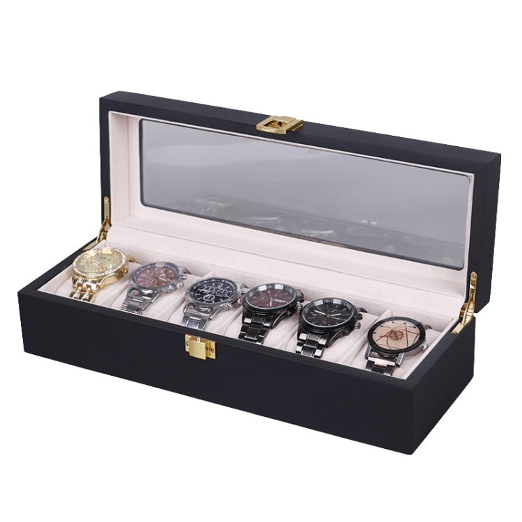 Wooden Baking Paint Watch Box Jewelry Storage Display Box, 2-bit Spray Paint, 3-bit Spray Paint, 5-bit Paint, 6-bit Paint, 10-bit Paint, 12-bit Paint, 20-bit Paint, 6+3 Double-layer Paint, 24-bit Paint, 06 Black + Rice Matte, 10-bit Black + Rice Matte ... 06 Black + Rice Matte