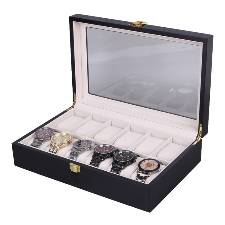 Wooden Baking Paint Watch Box Jewelry Storage Display Box, 2-bit Spray Paint, 3-bit Spray Paint, 5-bit Paint, 6-bit Paint, 10-bit Paint, 12-bit Paint, 20-bit Paint, 6+3 Double-layer Paint, 24-bit Paint, 06 Black + Rice Matte, 10-bit Black + Rice Matte ... 12-bit Black + Rice Matte