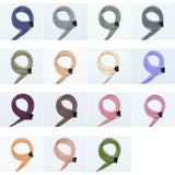 5 PCS Color Highlighting Hair Extension Piece One-Piece Invisible Seamless Hair Extension Piece, Smoky Blue, White Tea Ash, Space Gray, Pencil Gray, Aoki Ash, Flax Gold, Fog White Copper, Aurora Violet, Thin Plum Purple, Thin Rattan, Cherry Pink       ...