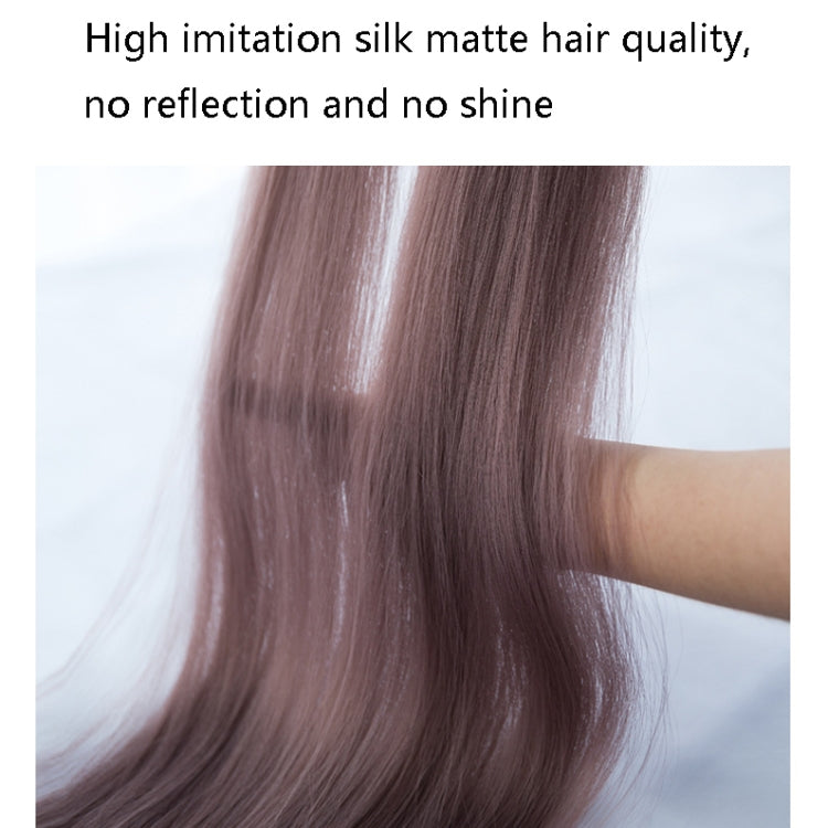 5 PCS Color Highlighting Hair Extension Piece One-Piece Invisible Seamless Hair Extension Piece, Smoky Blue, White Tea Ash, Space Gray, Pencil Gray, Aoki Ash, Flax Gold, Fog White Copper, Aurora Violet, Thin Plum Purple, Thin Rattan, Cherry Pink       ...