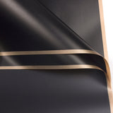 20 Sheets / Pack Phnom Penh Flower Matte Paper Flower Wrapping Paper Bouquet Jelly Film Waterproof Gift Wrapping Paper 58x58cm, Colour: Black, Black, White, Goose Yellow, Pink, Grey, Red Pear, Clearance bBlue, Khaki, Lotus Color, Rose Pink, Light Grey ... Black