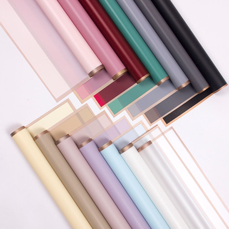 20 Sheets / Pack Phnom Penh Flower Matte Paper Flower Wrapping Paper Bouquet Jelly Film Waterproof Gift Wrapping Paper 58x58cm, Colour: Black, Black, White, Goose Yellow, Pink, Grey, Red Pear, Clearance bBlue, Khaki, Lotus Color, Rose Pink, Light Grey ...