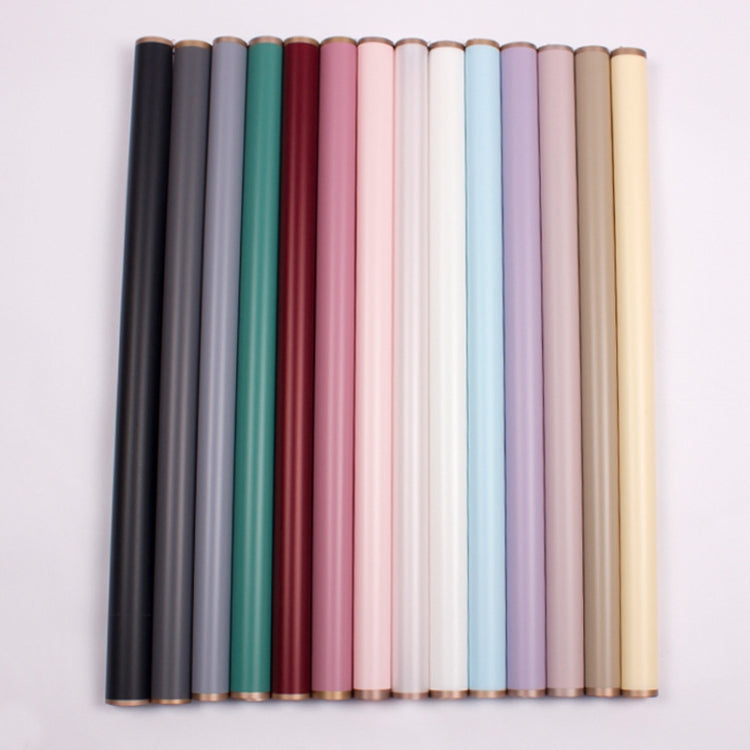 20 Sheets / Pack Phnom Penh Flower Matte Paper Flower Wrapping Paper Bouquet Jelly Film Waterproof Gift Wrapping Paper 58x58cm, Colour: Black, Black, White, Goose Yellow, Pink, Grey, Red Pear, Clearance bBlue, Khaki, Lotus Color, Rose Pink, Light Grey ...