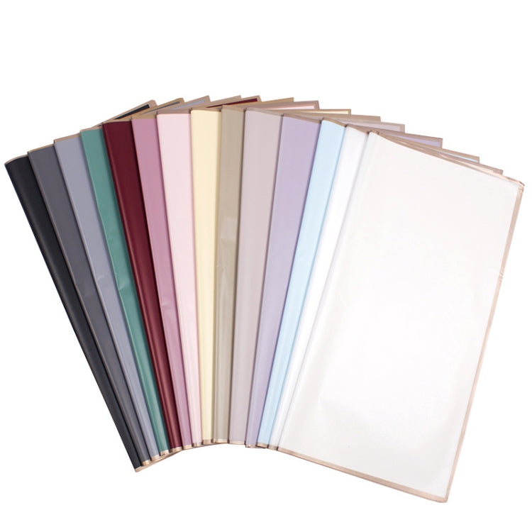 20 Sheets / Pack Phnom Penh Flower Matte Paper Flower Wrapping Paper Bouquet Jelly Film Waterproof Gift Wrapping Paper 58x58cm, Colour: Black, Black, White, Goose Yellow, Pink, Grey, Red Pear, Clearance bBlue, Khaki, Lotus Color, Rose Pink, Light Grey ...