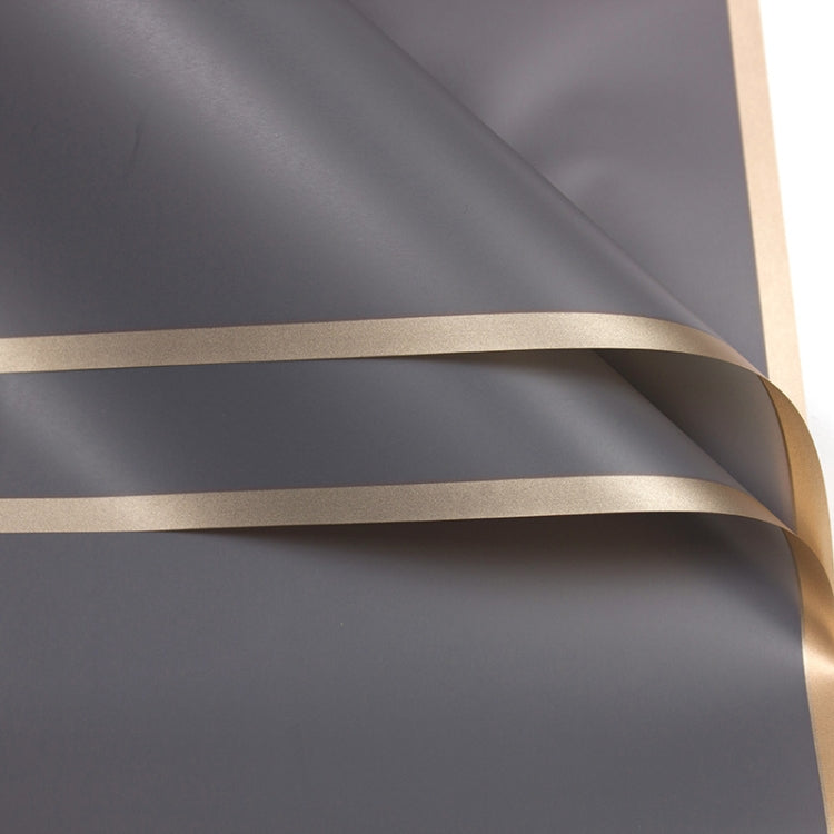 20 Sheets / Pack Phnom Penh Flower Matte Paper Flower Wrapping Paper Bouquet Jelly Film Waterproof Gift Wrapping Paper 58x58cm, Colour: Black, Black, White, Goose Yellow, Pink, Grey, Red Pear, Clearance bBlue, Khaki, Lotus Color, Rose Pink, Light Grey ... Grey