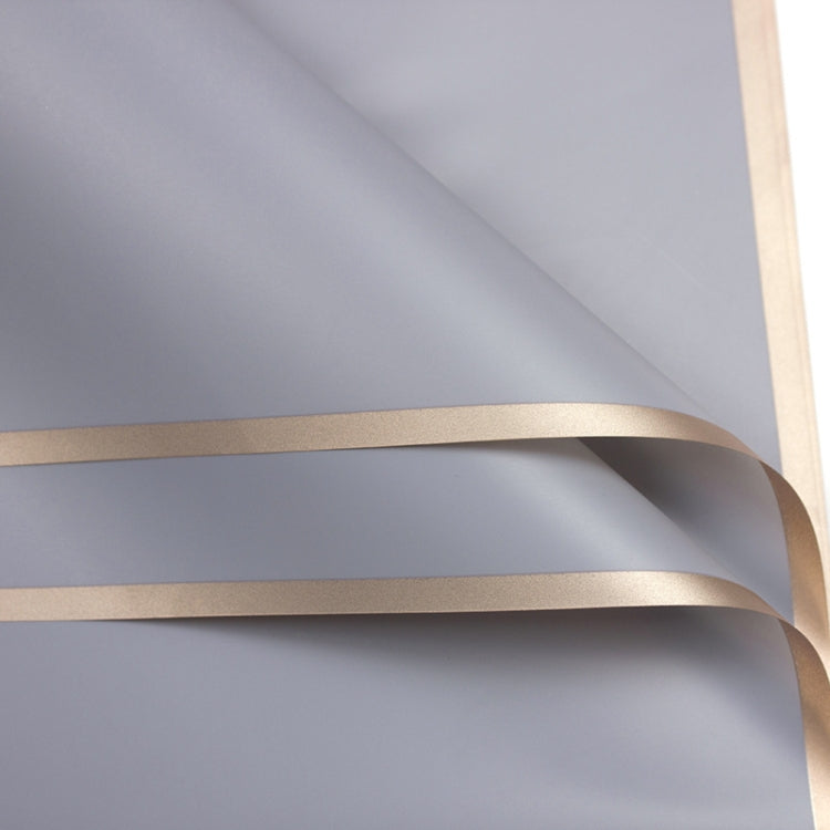 20 Sheets / Pack Phnom Penh Flower Matte Paper Flower Wrapping Paper Bouquet Jelly Film Waterproof Gift Wrapping Paper 58x58cm, Colour: Black, Black, White, Goose Yellow, Pink, Grey, Red Pear, Clearance bBlue, Khaki, Lotus Color, Rose Pink, Light Grey ... Light Grey