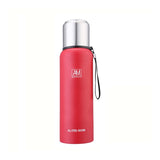 304 Stainless Steel Insulated Mug Large Capacity Sports Water Cup Outdoor Travel Pot, 500ml, 750ml, 1000ml, 1500ml 750ml Red