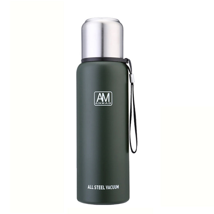 304 Stainless Steel Insulated Mug Large Capacity Sports Water Cup Outdoor Travel Pot, 500ml, 750ml, 1000ml, 1500ml