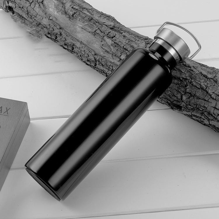 304 Vacuum Stainless Steel Vacuum Flask Double-Layer Large-Capacity Outdoor Water Bottle Mountaineering Sports Bottle, 500ml, 600ml, 750ml, 1000ml