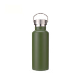 304 Vacuum Stainless Steel Vacuum Flask Double-Layer Large-Capacity Outdoor Water Bottle Mountaineering Sports Bottle, 500ml, 600ml, 750ml, 1000ml 500ml Green