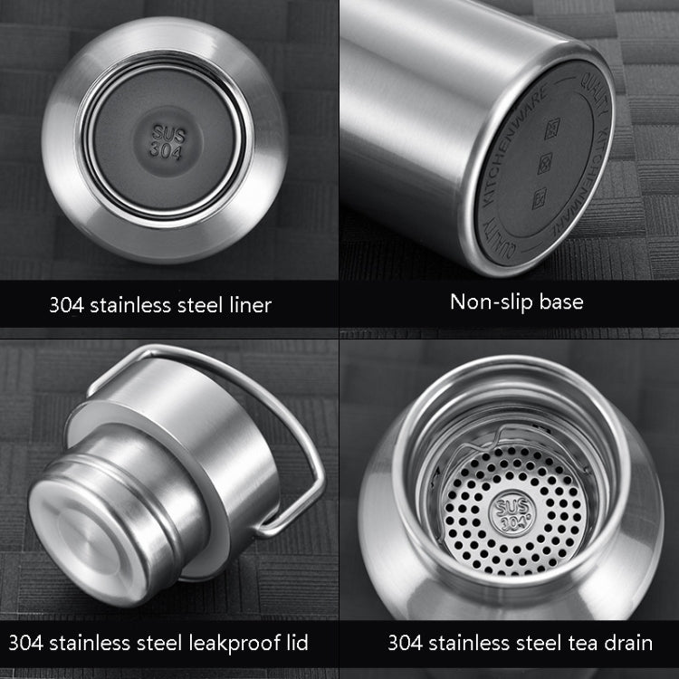 304 Vacuum Stainless Steel Vacuum Flask Double-Layer Large-Capacity Outdoor Water Bottle Mountaineering Sports Bottle, 500ml, 600ml, 750ml, 1000ml