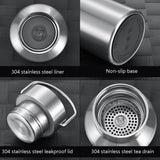 304 Vacuum Stainless Steel Vacuum Flask Double-Layer Large-Capacity Outdoor Water Bottle Mountaineering Sports Bottle, 500ml, 600ml, 750ml, 1000ml