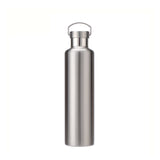 304 Vacuum Stainless Steel Vacuum Flask Double-Layer Large-Capacity Outdoor Water Bottle Mountaineering Sports Bottle, 500ml, 600ml, 750ml, 1000ml 600ml Steel Color