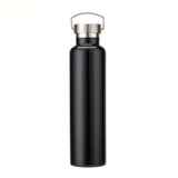 304 Vacuum Stainless Steel Vacuum Flask Double-Layer Large-Capacity Outdoor Water Bottle Mountaineering Sports Bottle, 500ml, 600ml, 750ml, 1000ml 750ml Black