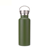 304 Vacuum Stainless Steel Vacuum Flask Double-Layer Large-Capacity Outdoor Water Bottle Mountaineering Sports Bottle, 500ml, 600ml, 750ml, 1000ml 750ml Green