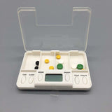 TF200 4-Cell Smart Timed Reminder Portable Plastic Pill Box Pill Storage Box