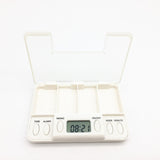 TF200 4-Cell Smart Timed Reminder Portable Plastic Pill Box Pill Storage Box