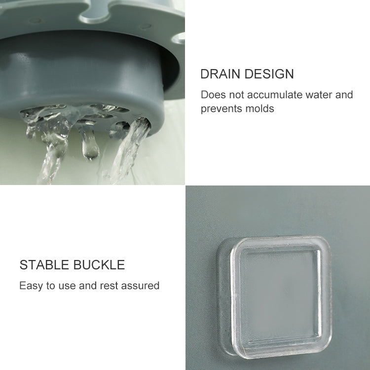 Bathroom Paste Wall-Mounted Shelf Cartoon Animal Toothbrush Holder, Panda, Tiger, Koala, Piggy