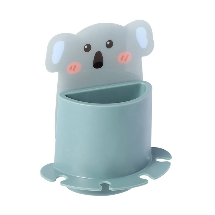 Bathroom Paste Wall-Mounted Shelf Cartoon Animal Toothbrush Holder, Panda, Tiger, Koala, Piggy