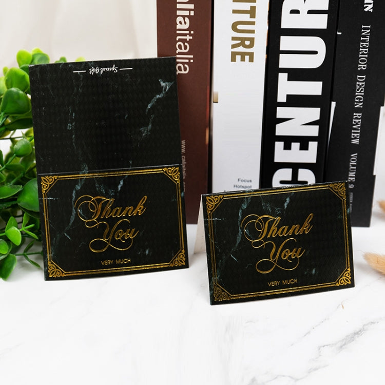 100 PCS Valentines Day Bronzing Greeting Card Flower Shop Birthday Thank You Card, Wish You All The Best, I Miss You Every Day, Thank You Very Much, I Keep You In My Heart Forever, Happy Every Day, Send You My Heart, Bright Future Happy Life           ... Thank You Very Much