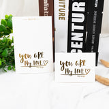 100 PCS Valentines Day Bronzing Greeting Card Flower Shop Birthday Thank You Card, Wish You All The Best, I Miss You Every Day, Thank You Very Much, I Keep You In My Heart Forever, Happy Every Day, Send You My Heart, Bright Future Happy Life           ... You Are My Love My Angel