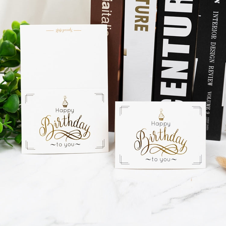 100 PCS Valentines Day Bronzing Greeting Card Flower Shop Birthday Thank You Card, Wish You All The Best, I Miss You Every Day, Thank You Very Much, I Keep You In My Heart Forever, Happy Every Day, Send You My Heart, Bright Future Happy Life           ... Happy Birthday