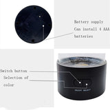 Cylindrical LED Simulation Jellyfish Light USB Powered Colorful Jellyfish Atmosphere Light, 10.5 x 10.5 x 29.4cm