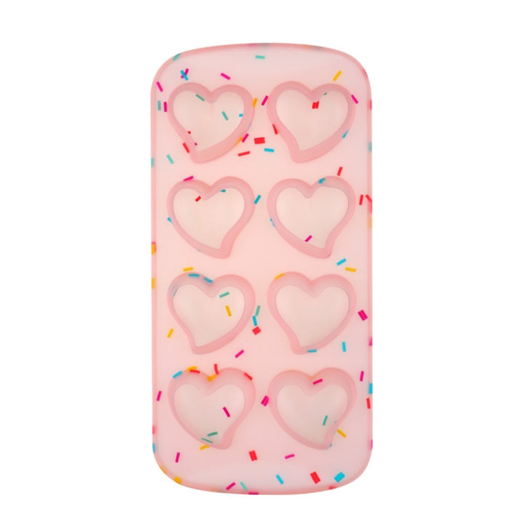 2 PCS Creative Silicone Ice Tray Mold 8 Continuous Mould Home-Made DIY Ice Tray Box, Style:, Fruit (Blue), Fruit (Vermillion), Round (Red), Round (Blue), Brick (Blue), Brick (Gray), Five-star (Blue), Ice Cream (Blue), Lemon (Green)              ... Heart-shaped(Jelly Effect)