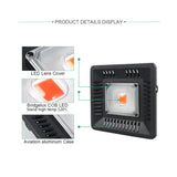 Ultra-Thin LED Plant Light, Full Spectrum COB Growth Light, Vegetable, Fruit & Flower Greenhouse Fill Light Without Plug, 50W, 100W, 150W