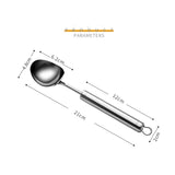 2 PCS 304 Stainless Steel Ice Cream Spoon Dessert Spoon Ice-Cream Scoop, Ice-Cream Scoop