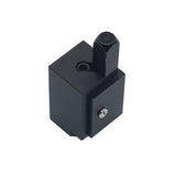 WF6774 Right-Angle Punch Chisel Embedded Hinge Door Lock Groove Woodworking Tool Black