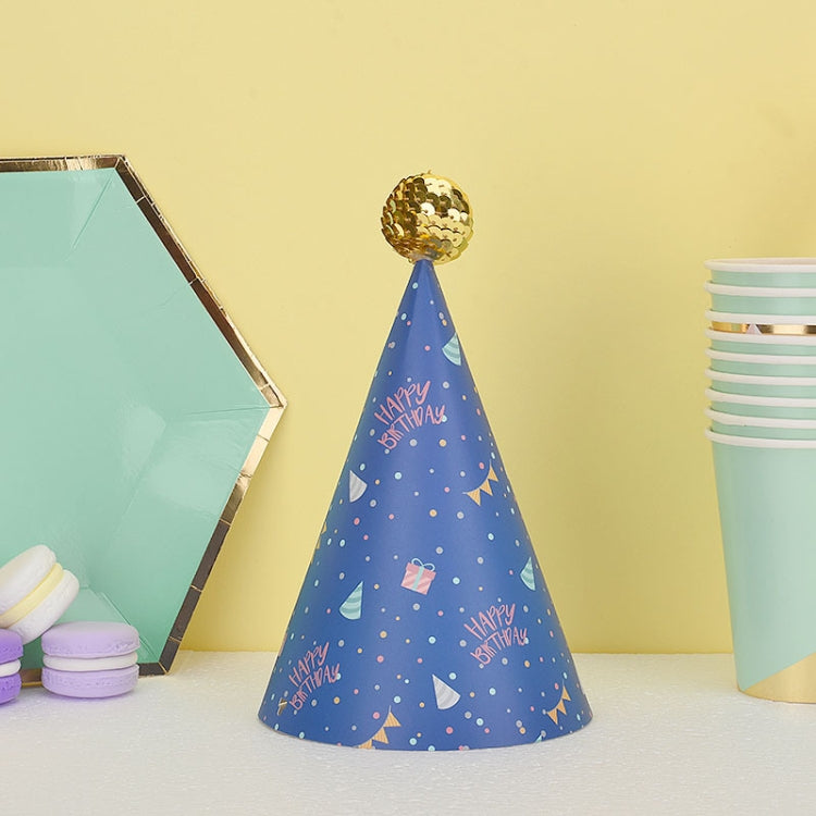 20 PCS Cute Children Bronzing Birthday Hats Cake Baking Decoration Party Hats, Cats, Unicorn, Wave Point, Daisy, Happy Birthday, Star & Moon Bronzing, Golden Ball Cap Happy Birthday, Golden Ball Cap 2 Monster, Golden Ball Cap Spaceman                  ... Golden Ball Cap Happy Birthday