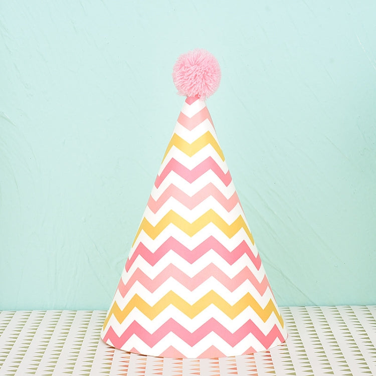 20 PCS Cute Children Bronzing Birthday Hats Cake Baking Decoration Party Hats, Cats, Unicorn, Wave Point, Daisy, Happy Birthday, Star & Moon Bronzing, Golden Ball Cap Happy Birthday, Golden Ball Cap 2 Monster, Golden Ball Cap Spaceman                  ... Pink Ripple