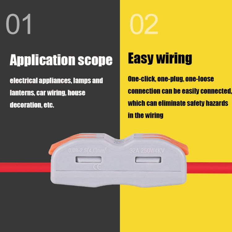 422A 10 PCS Universal PCT Terminal Fast Wire Joint Connector, 422A