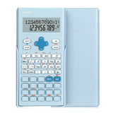 Deli 1700 Scientific Calculator Portable And Cute Student Calculator, White, Pink, Blue