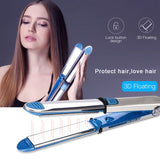 2 in 1 Titanium Hair Straighter Curler Iron, EU, US, UK