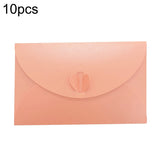 10pcs Love Buckle Pearl Paper Hot Stamping Envelope Invitation Letter Pink